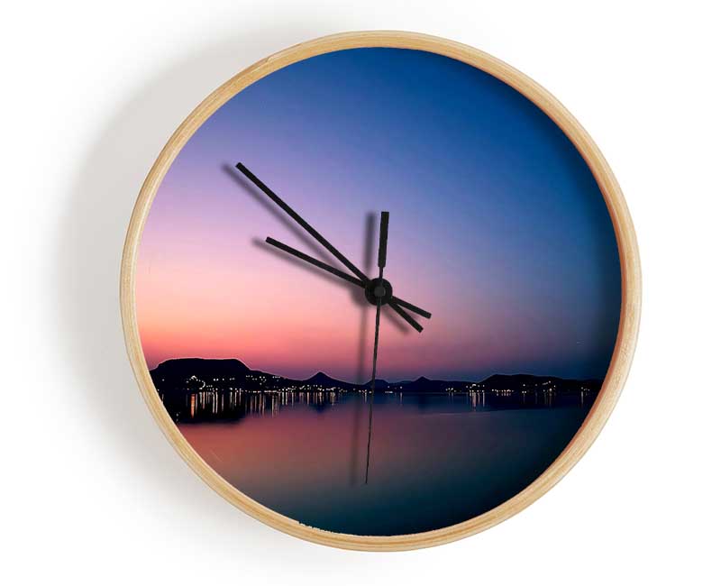 Peaceful Lake Clock - Wallart-Direct UK