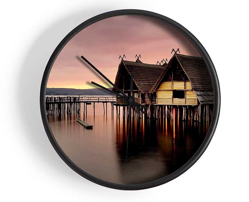 Lake Constance Germany Clock - Wallart-Direct UK