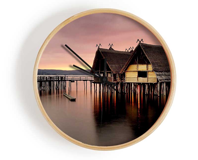 Lake Constance Germany Clock - Wallart-Direct UK