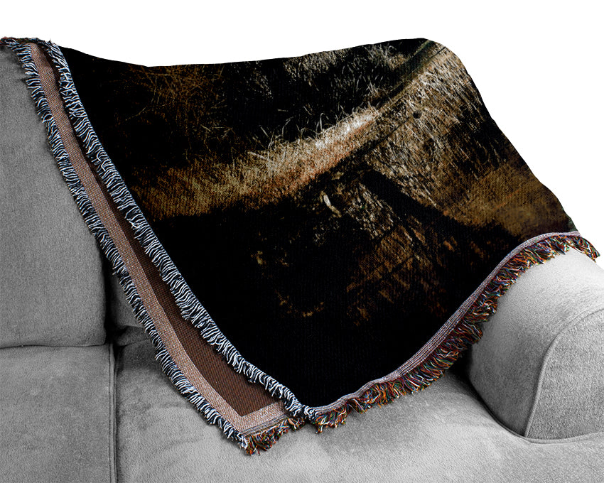 Forest Waterway Woven Blanket