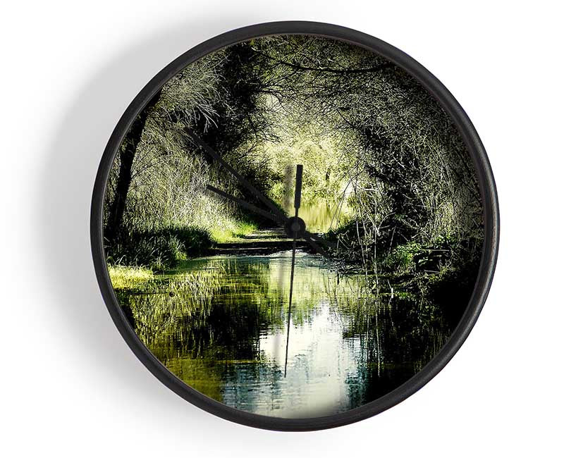 Forest Waterway Clock - Wallart-Direct UK