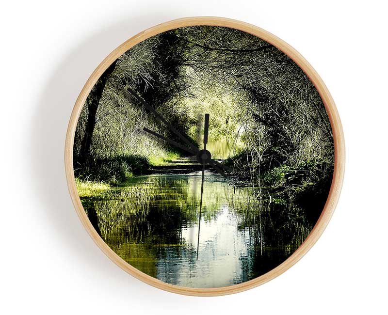 Forest Waterway Clock - Wallart-Direct UK