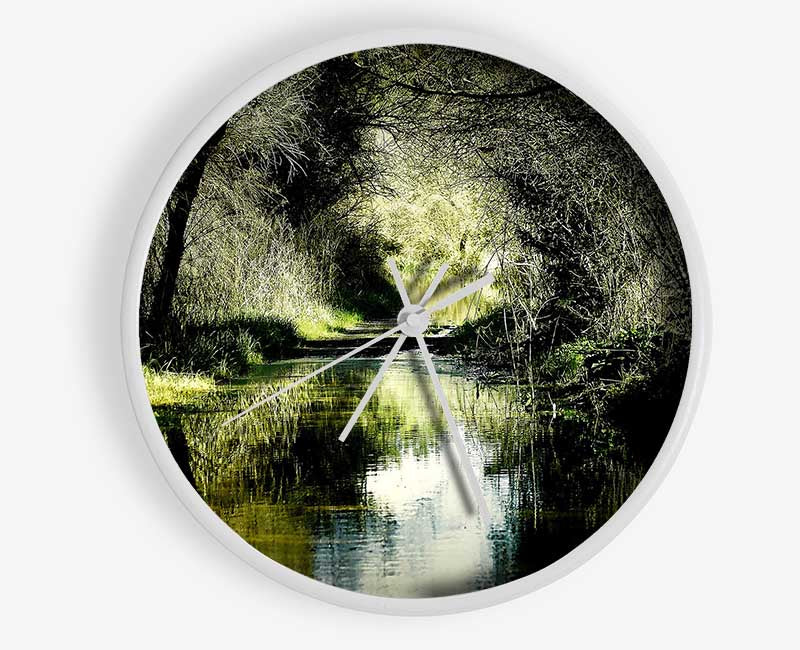 Forest Waterway Clock - Wallart-Direct UK