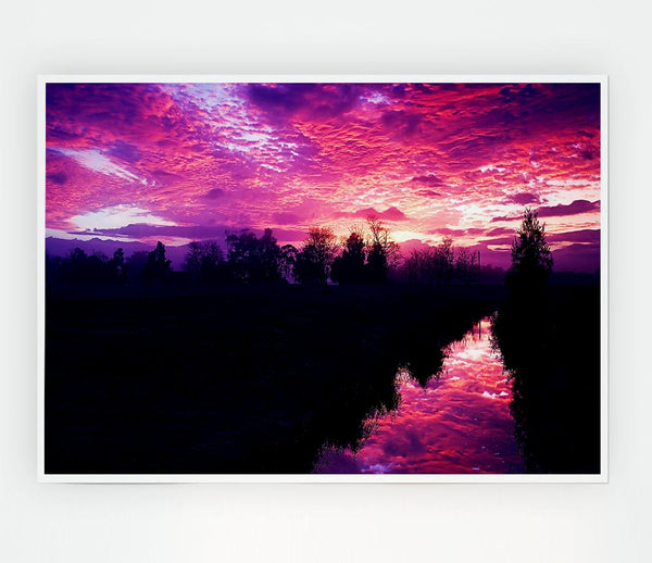 Cold Morning Print Poster Wall Art