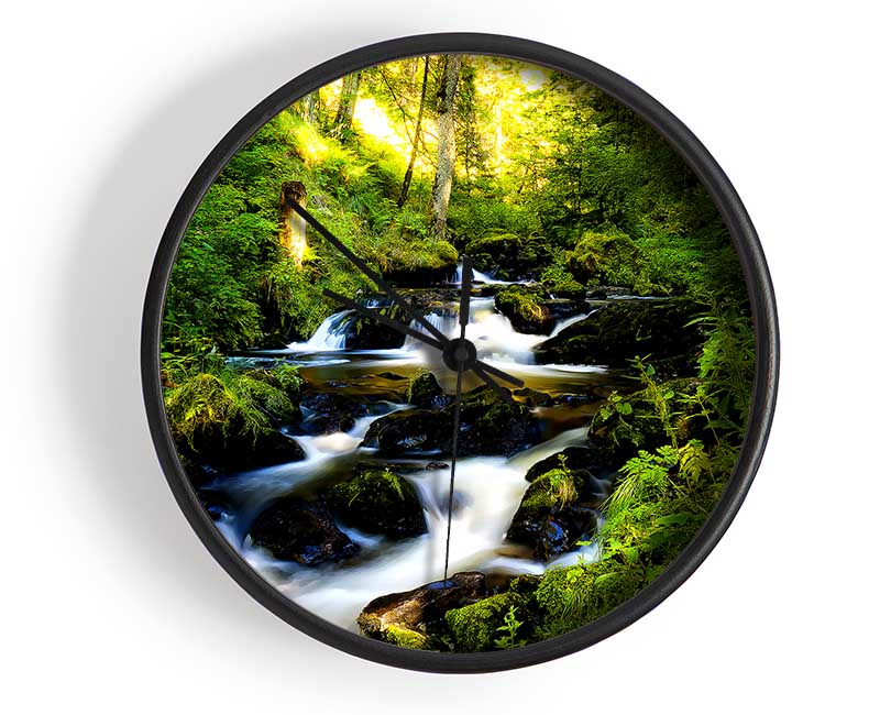 Black Forest In Germany Clock - Wallart-Direct UK