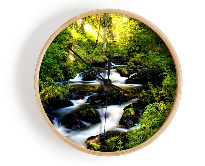 Black Forest In Germany Clock - Wallart-Direct UK