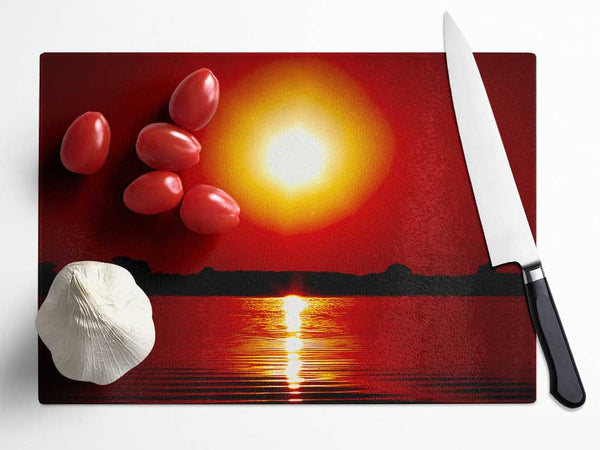 Orange Lake Sun Glass Chopping Board