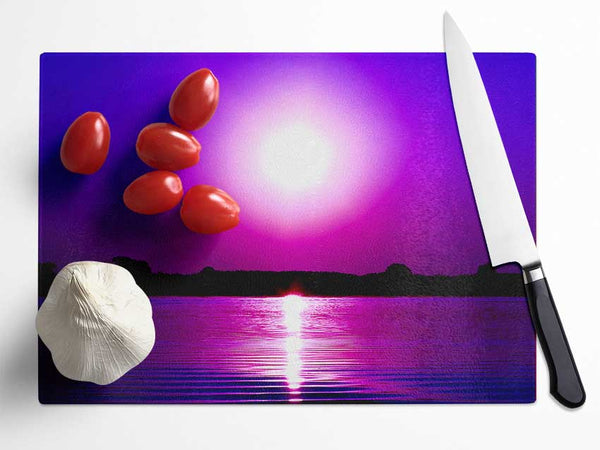 Cerise Lake Sun Glass Chopping Board