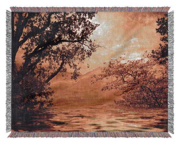 Ochre Lake Woven Blanket