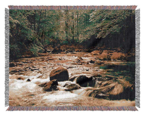 The Green River Forest Woven Blanket