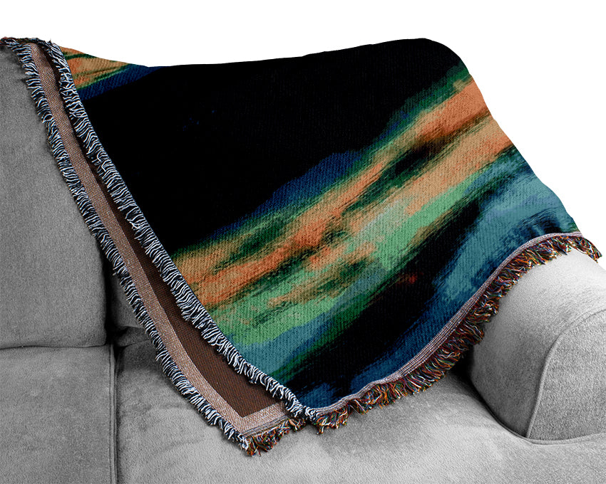 Lake Daybreak Woven Blanket