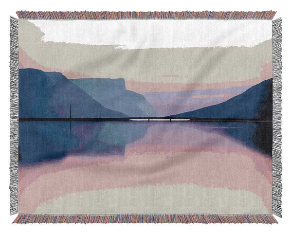 Mystical Mountain Woven Blanket