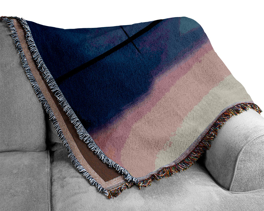 Mystical Mountain Woven Blanket