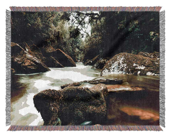 The River Flow Woven Blanket