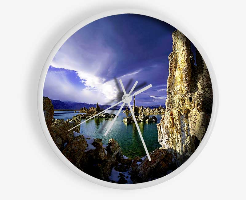 Stunning Lakes Architect Clock - Wallart-Direct UK