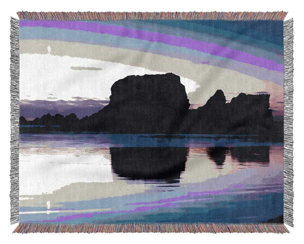 Still Water Reflection Woven Blanket