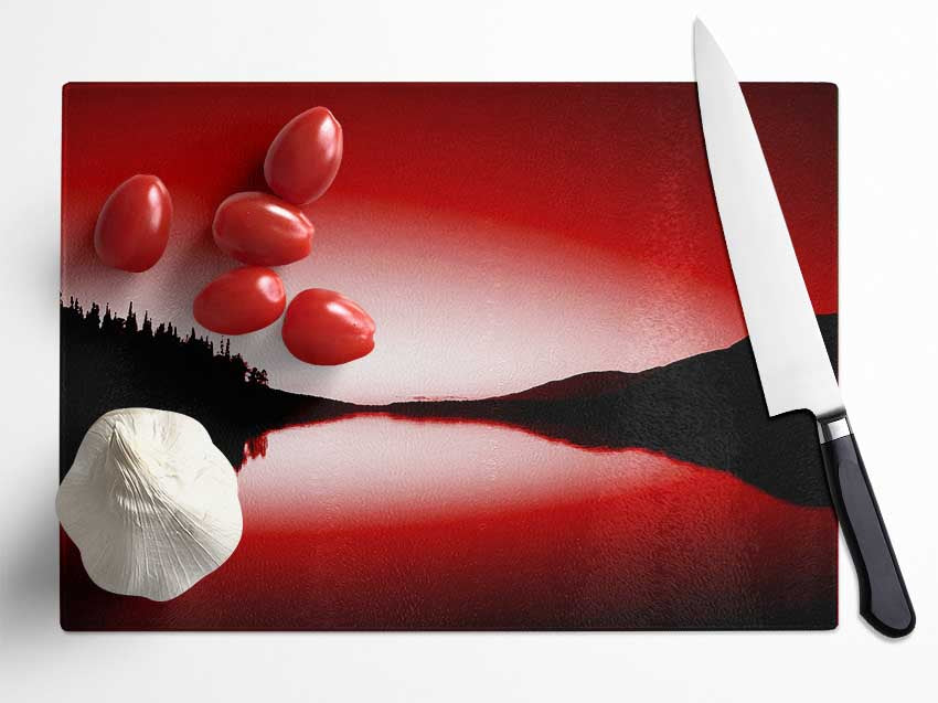 The Red Loch Glass Chopping Board