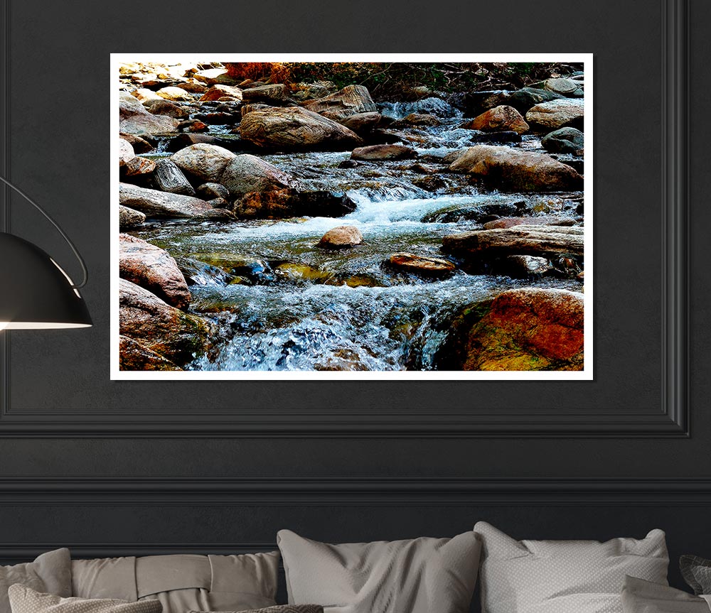 The Streams Flow Print Poster Wall Art