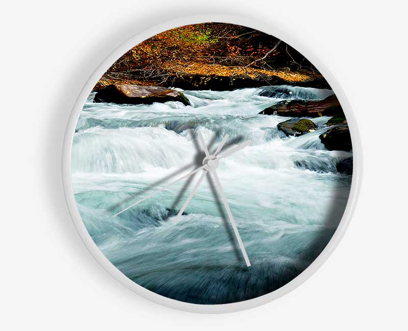 River Rocks Clock - Wallart-Direct UK