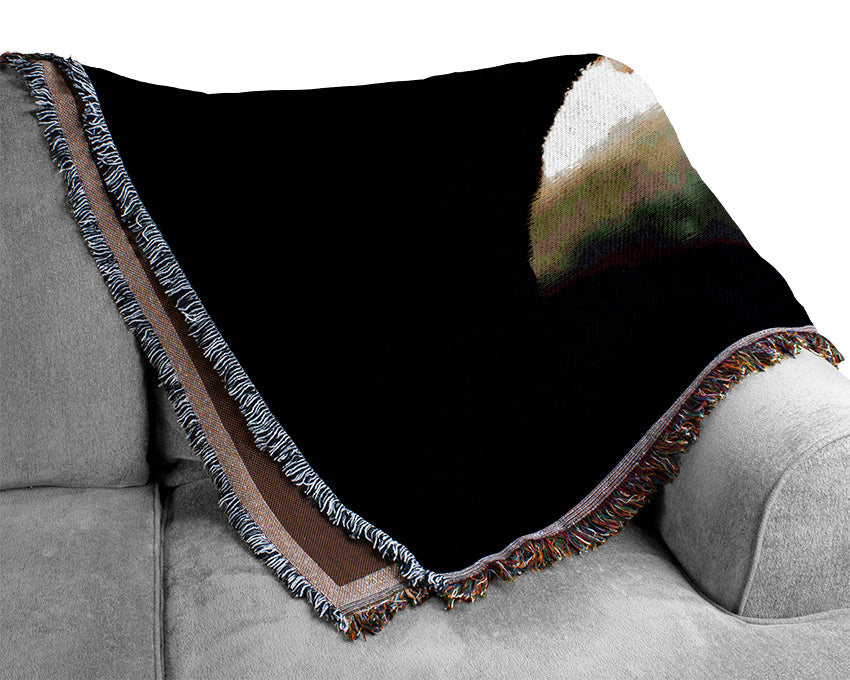 Mountain Reflections Woven Blanket