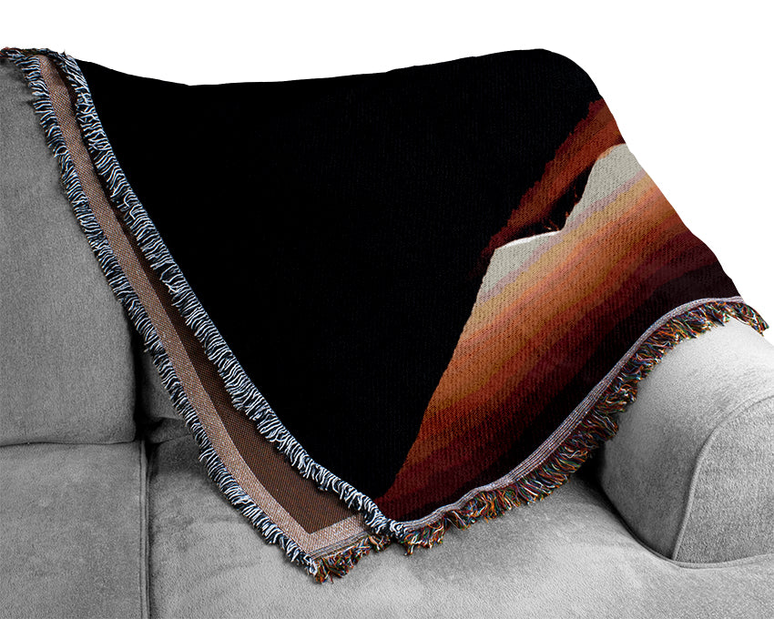 Cocoa Mountain Paradise Woven Blanket