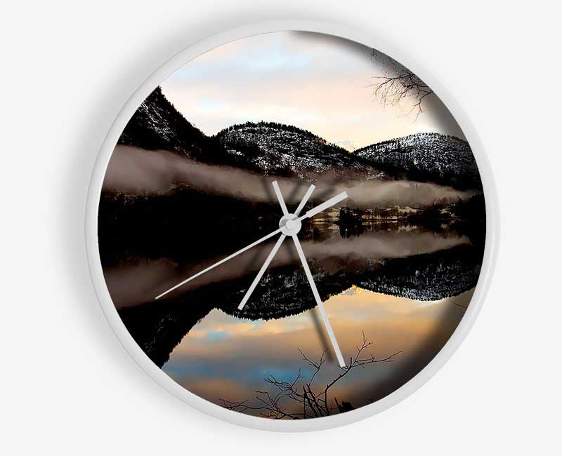 Lake Paradise Clock - Wallart-Direct UK