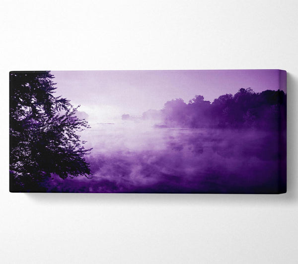 Purple Misty Lake