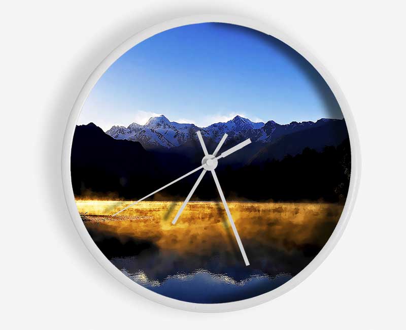 Reflections Of The Sky Clock - Wallart-Direct UK