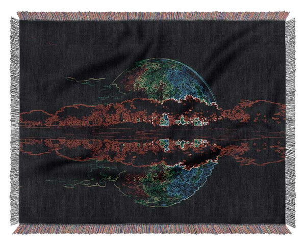 Moon Reflections Woven Blanket