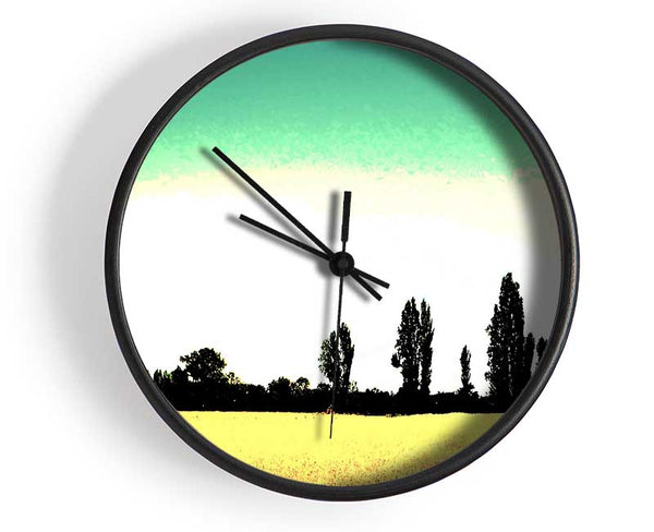 Countryside Haze Clock - Wallart-Direct UK