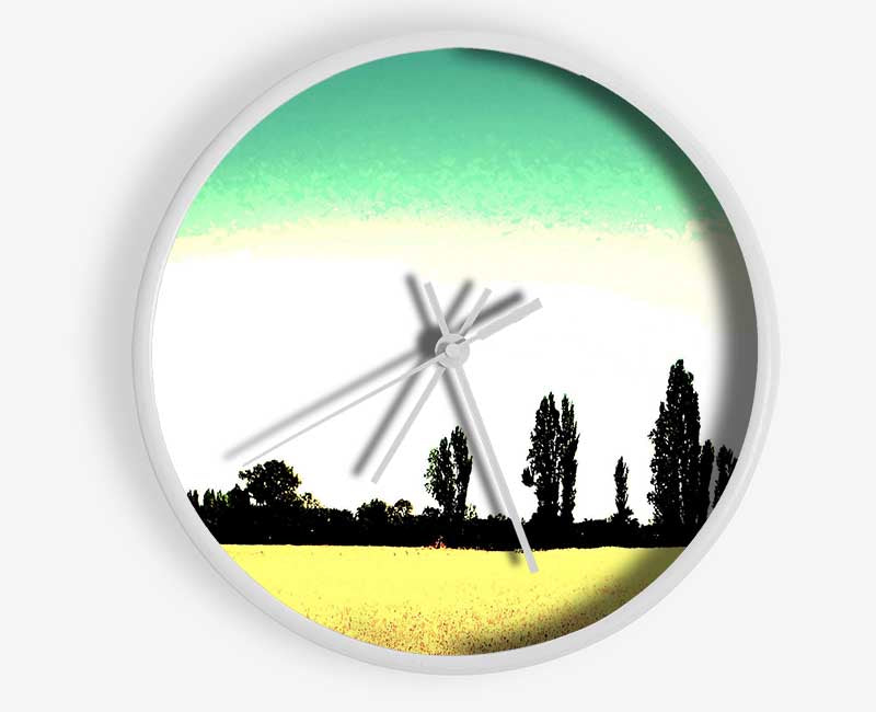 Countryside Haze Clock - Wallart-Direct UK