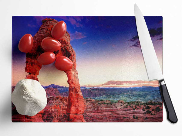 Moab Utah United States Glass Chopping Board