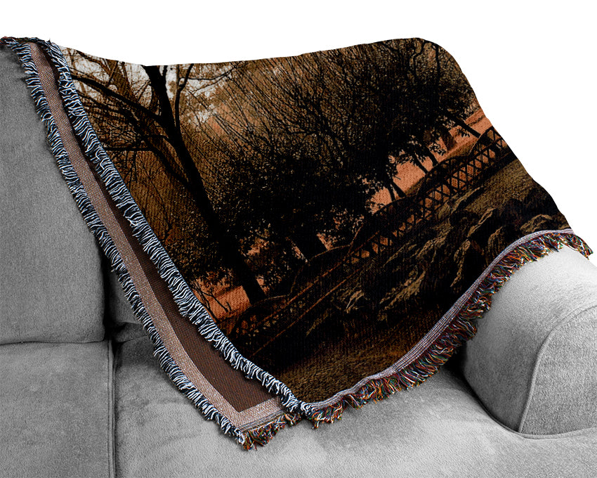 Autumn In Asia Woven Blanket