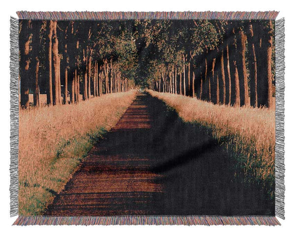 Tree Alley Woven Blanket