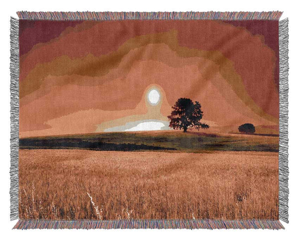 Summer Sunset Woven Blanket