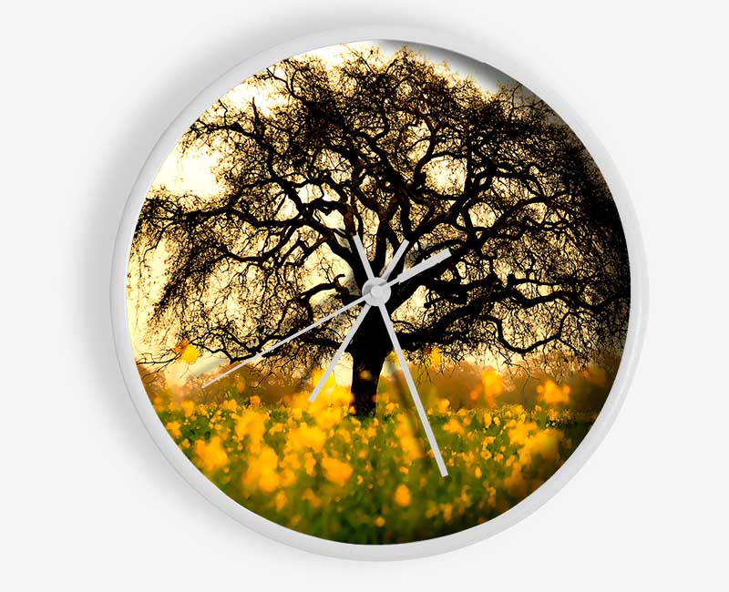 Spring Field Clock - Wallart-Direct UK