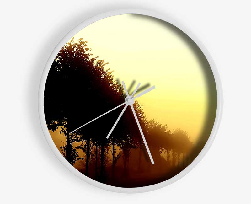 Beautiful Foggy Day Clock - Wallart-Direct UK