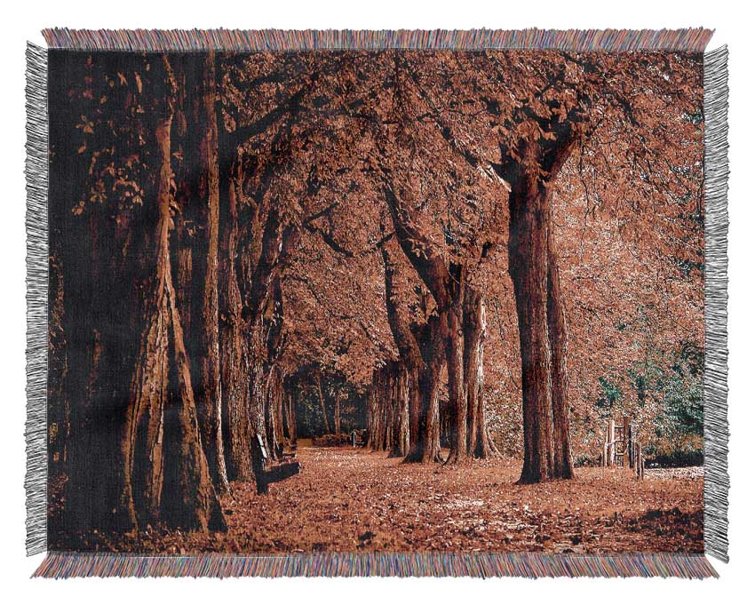 Park Autumn Woven Blanket