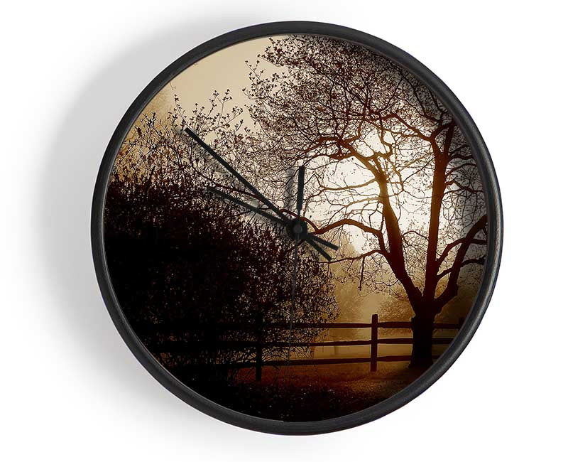 Countryside Farm Clock - Wallart-Direct UK