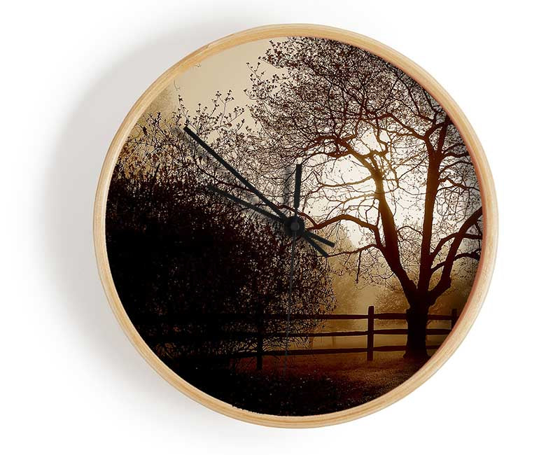 Countryside Farm Clock - Wallart-Direct UK