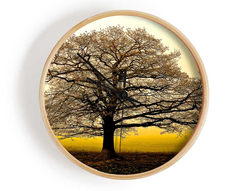 Beautiful Dusk Tree Clock - Wallart-Direct UK