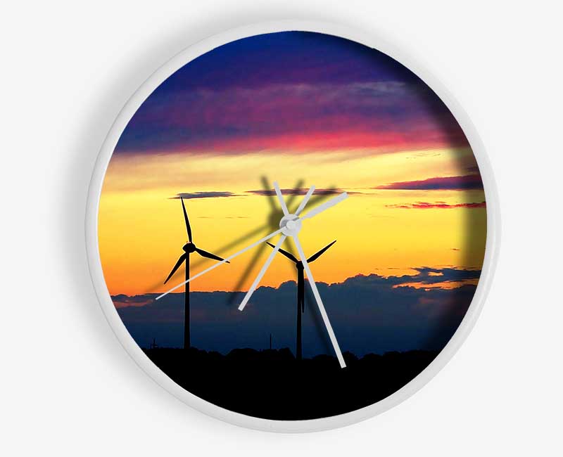 Wind Farm Clock - Wallart-Direct UK