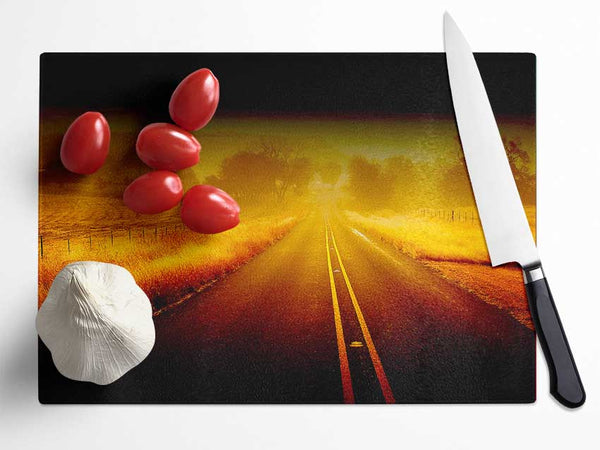 Misty Road Glass Chopping Board