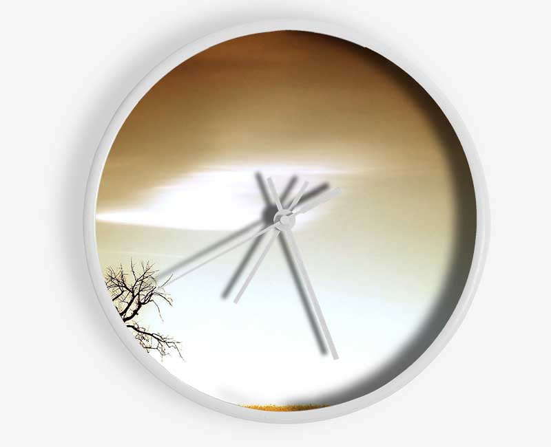 Lone Tree Clock - Wallart-Direct UK