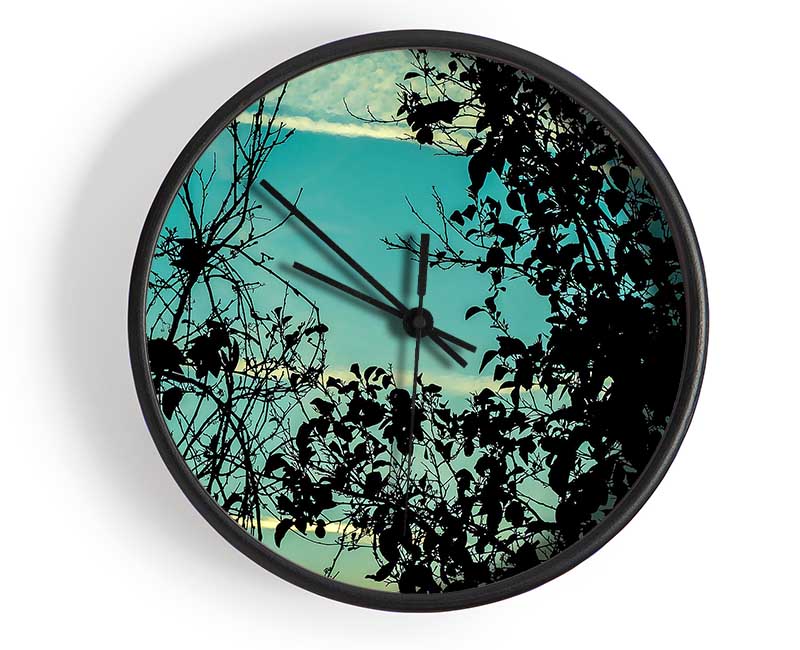 Sunset Time Clock - Wallart-Direct UK