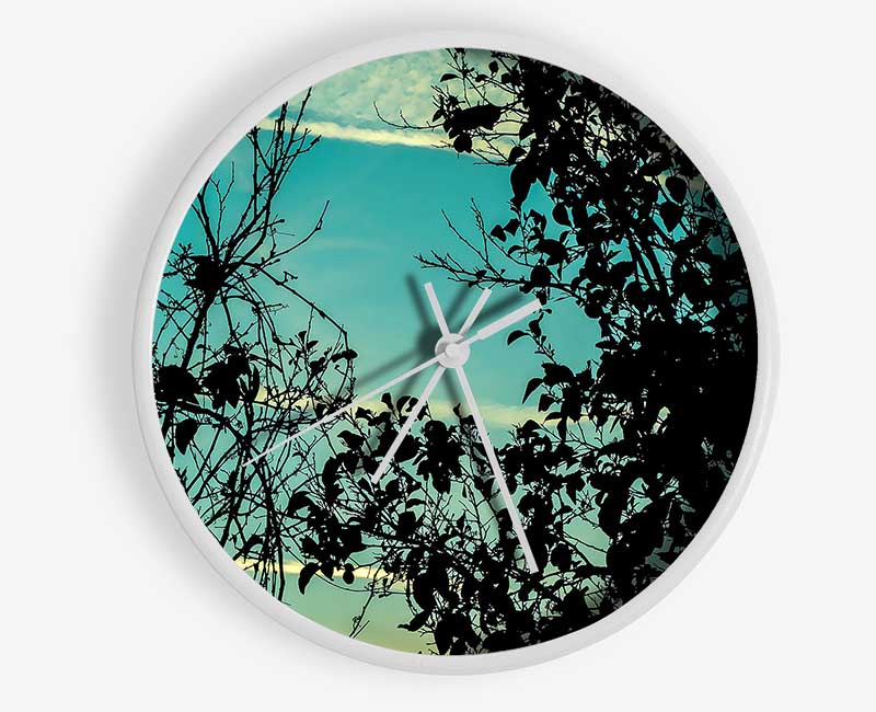 Sunset Time Clock - Wallart-Direct UK