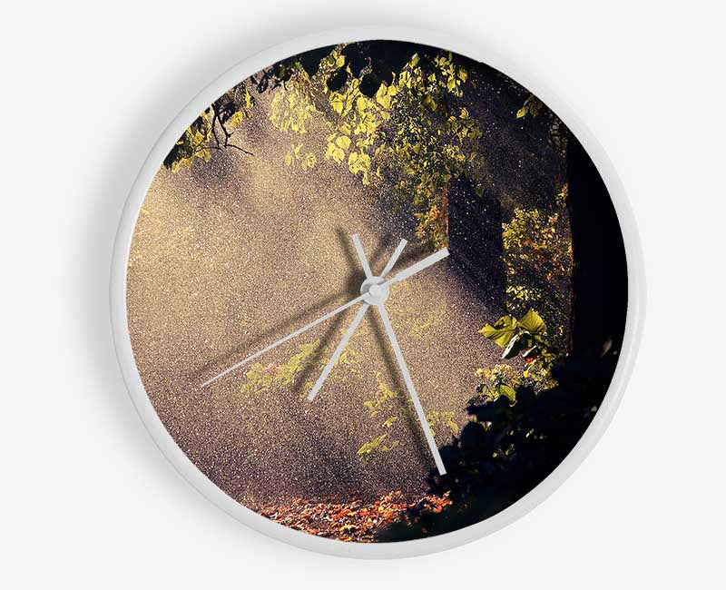 Summer Rain Forest Clock - Wallart-Direct UK