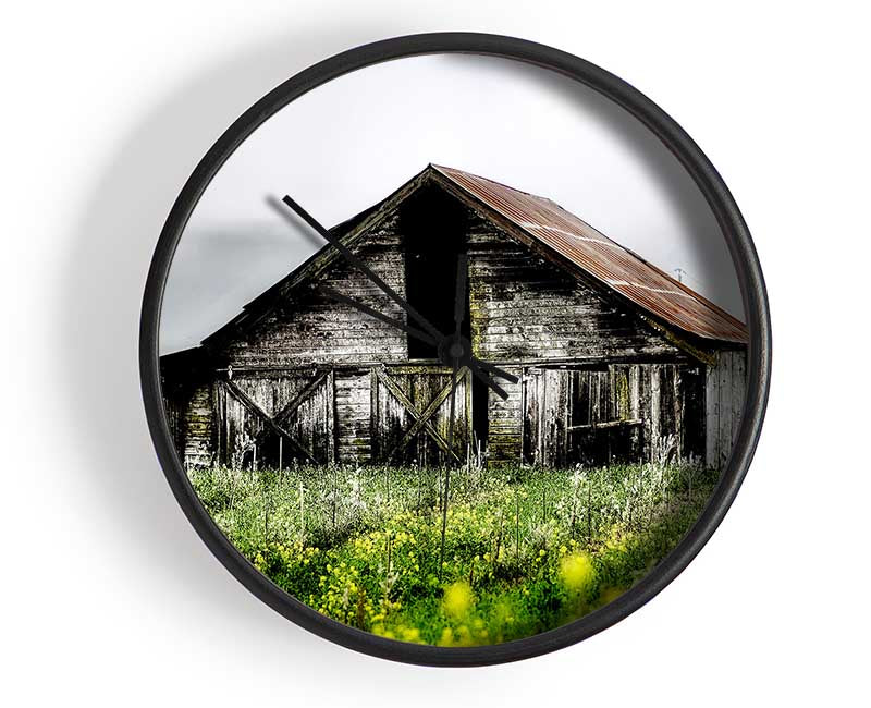 Old Barn Clock - Wallart-Direct UK