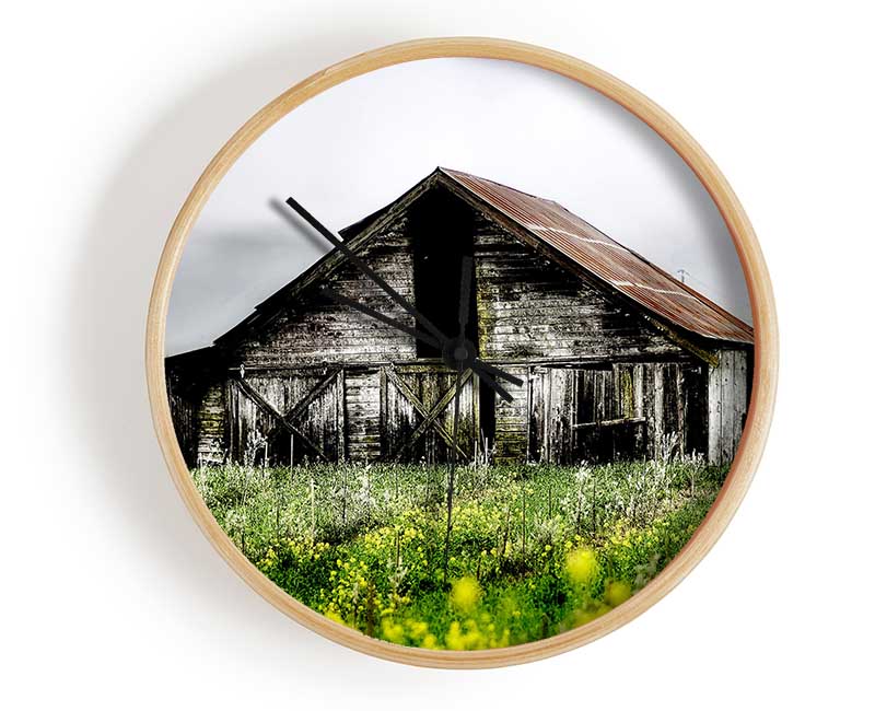 Old Barn Clock - Wallart-Direct UK