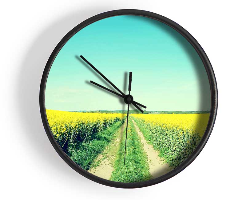 Field Road Clock - Wallart-Direct UK